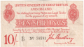 Treasury 10 Shillings, from 1915